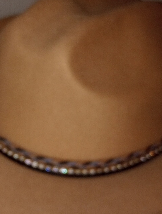 Stylish Brown Women's Felt Hat with Braided & Rhinestone Band - Picture 6 of 6